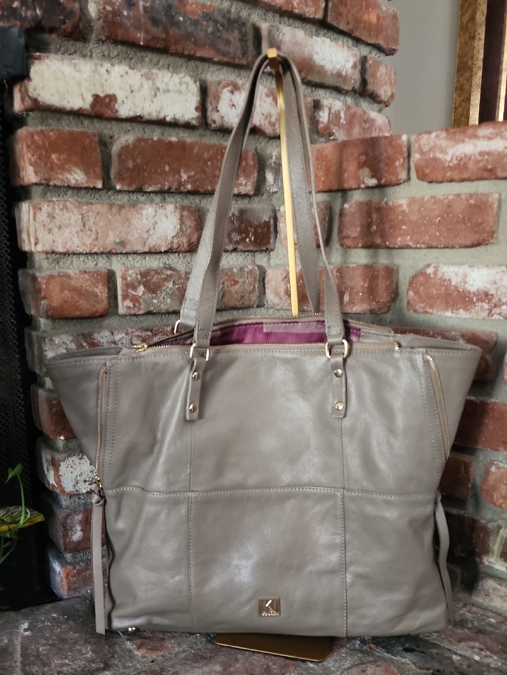 Kooba Tan Leather Tote